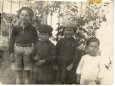 "Souvenir a Rivedoux le 29 avril 1938".  J.A. Arana, Mari Tere, Ana Mari, Javier